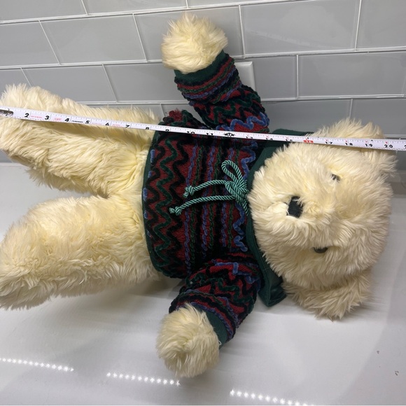 Dan Dee Collectors Choice Cuddly Teddy Bear Plush Medium 20” in Knitted Sweater - Picture 6 of 10
